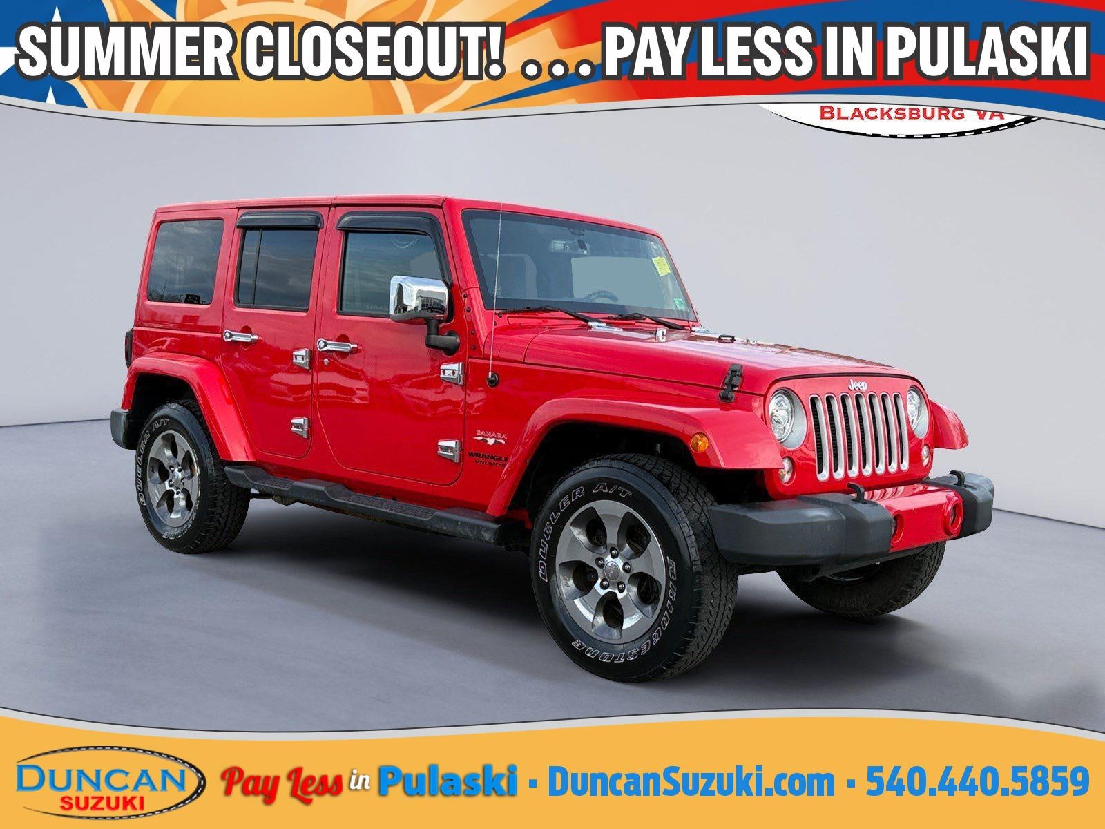 2017 Jeep Wrangler Unlimited Sahara
