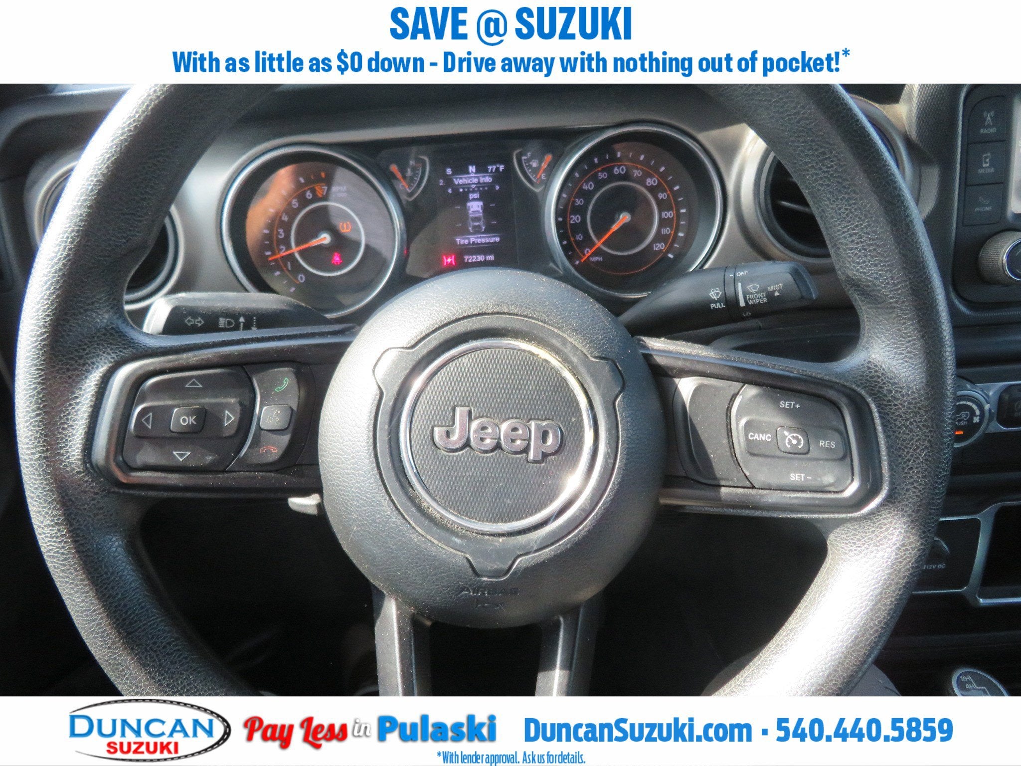 2019 Jeep Wrangler Unlimited Sport