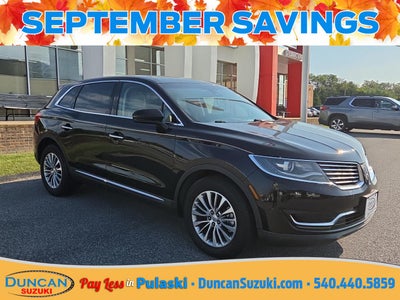 2018 Lincoln Mkx Select