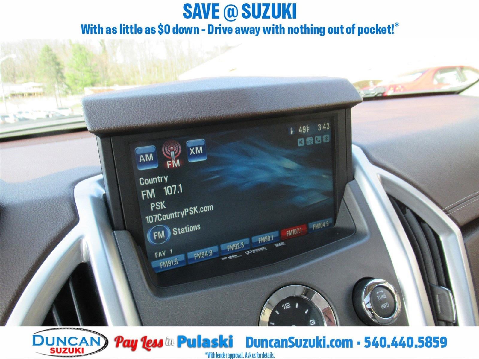 2012 Cadillac SRX Performance Collection