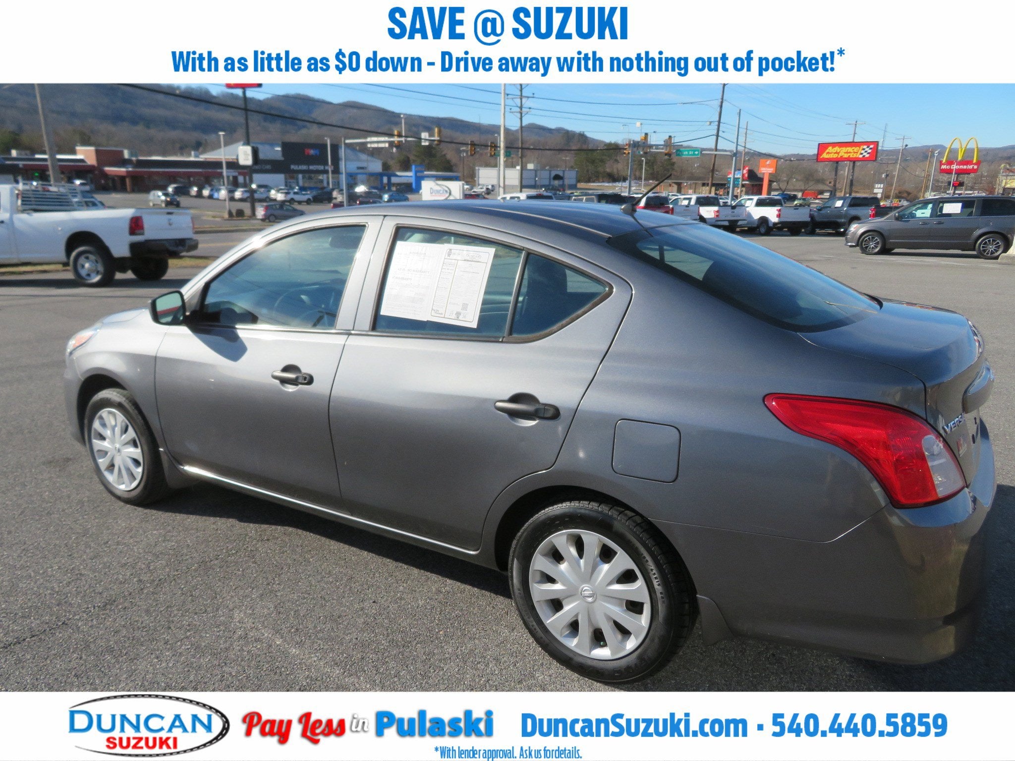 2017 Nissan Versa 1.6 S