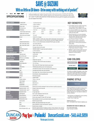 2017 MITSUBISHI FUSO FE130 Base