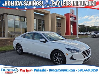 2021 Hyundai Sonata Hybrid Blue