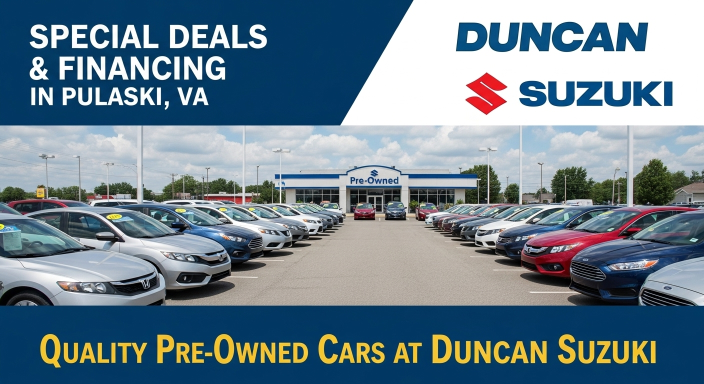 Duncan Suzuki Special Deals and Financing Options Pulaski VA